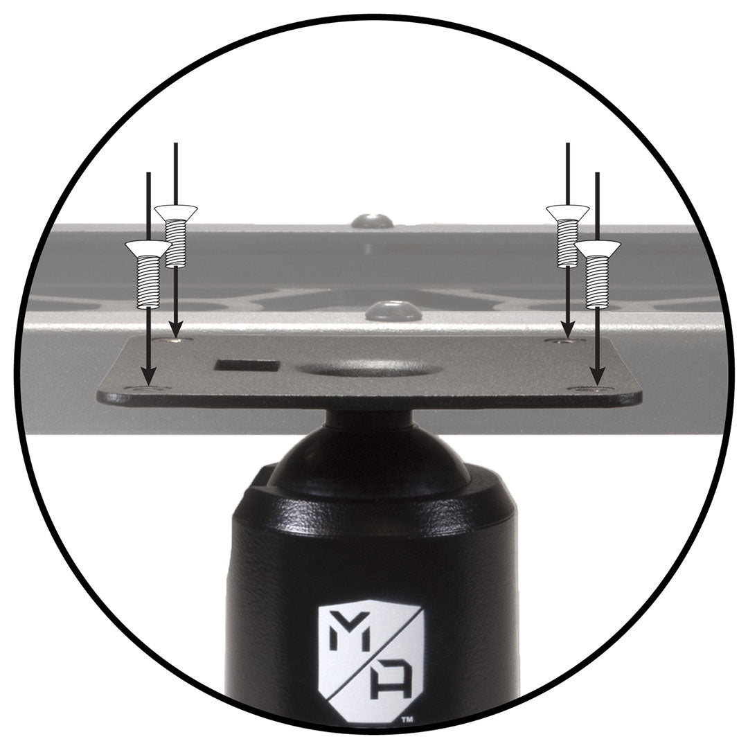 Attacco magnetico per rack