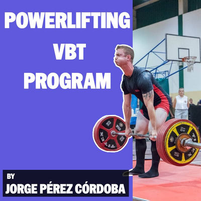 Programa/guía de entrenamiento VBT de powerlifting 